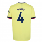 Arsenal 2021-2022 Away Shirt (WHITE 4)