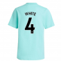 Arsenal 2021-2022 Training Tee (Acid Mint) (WHITE 4)