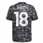 2021-2022 Juventus Pre-Match Training Shirt (Grey) (KEAN 18)