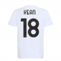 2021-2022 Juventus Training T-Shirt (White) (KEAN 18)