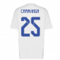 Real Madrid 2021-2022 Training Tee (White-Blue) (CAMAVINGA 25)