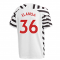 2020-2021 Man Utd Adidas Third Football Shirt (Kids) (Elanga 36)