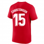 2022-2023 Barcelona Evergreen Crest Tee (Red) (A INIESTA 8)