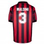 AC Milan 1996 Home Retro Shirt (MALDINI 3)