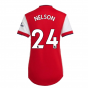 Arsenal 2021-2022 Home Shirt (Ladies) (NELSON 24)