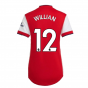 Arsenal 2021-2022 Home Shirt (Ladies) (WILLIAN 12)