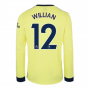 Arsenal 2021-2022 Long Sleeve Away Shirt (WILLIAN 12)