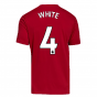 Arsenal 2021-2022 Training Tee (Active Maroon) (WHITE 4)