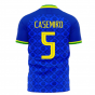 Brazil 2021-2022 Away Concept Football Kit (Fans Culture) (CASEMIRO 5)