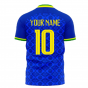 Brazil 2021-2022 Away Concept Football Kit (Fans Culture) (Your Name)