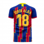 Barcelona 2020-2021 Home Concept Football Kit (Libero) (JORDI ALBA 18)