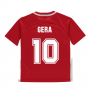 Hungary 2021 Polyester T-Shirt (Red) - Kids (GERA 10)