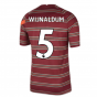 Liverpool 2021-2022 Pre-Match Training Shirt (Red) - Kids (WIJNALDUM 5)