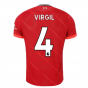 Liverpool 2021-2022 Vapor Home Shirt (Kids) (VIRGIL 4)