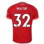 Liverpool 2021-2022 Vapor Home Shirt (MATIP 32)