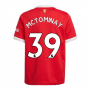 Man Utd 2021-2022 Home Shirt (Kids) (McTOMINAY 39)