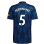 Man Utd 2021-2022 Third Shirt (FERDINAND 5)