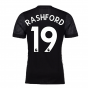 Manchester United 2017-18 Adizero Away Shirt ((Mint) S) (Rashford 19)