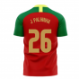 Portugal 2024-2025 Home Concept Football Kit (Airo) (J.PALHINHA 26)