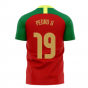 Portugal 2024-2025 Home Concept Football Kit (Airo) (PEDRO G 19)