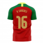 Portugal 2024-2025 Home Concept Football Kit (Airo) (R.SANCHES 16)