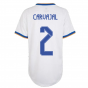 Real Madrid 2021-2022 Womens Home Shirt (CARVAJAL 2)