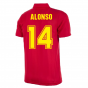 Spain 1984 Retro Football Shirt (ALONSO 14)