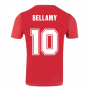 Wales 2021 Polyester T-Shirt (Red) (BELLAMY 10)