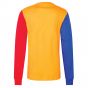 2021-2022 Barcelona LS Ignite Tee (Vivid Orange) (Your Name)