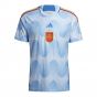 2022-2023 Spain Authentic Away Shirt (PEDRI 21)