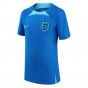 2022-2023 England Strike Dri-FIT Training Shirt (Blue) (Saka 17)