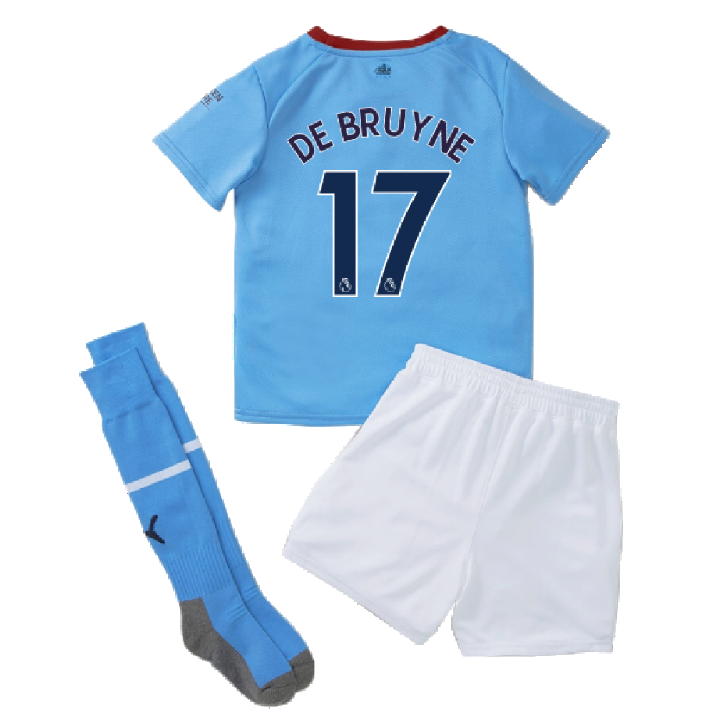 2022/23 Kids PUMA Kevin De Bruyne Manchester City Home Jersey - SoccerPro