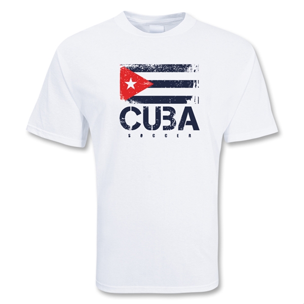 Cuba Soccer T-shirt [TSHIRTWHITEKIDS;TSHIRTWHITE] - Teamzo.com