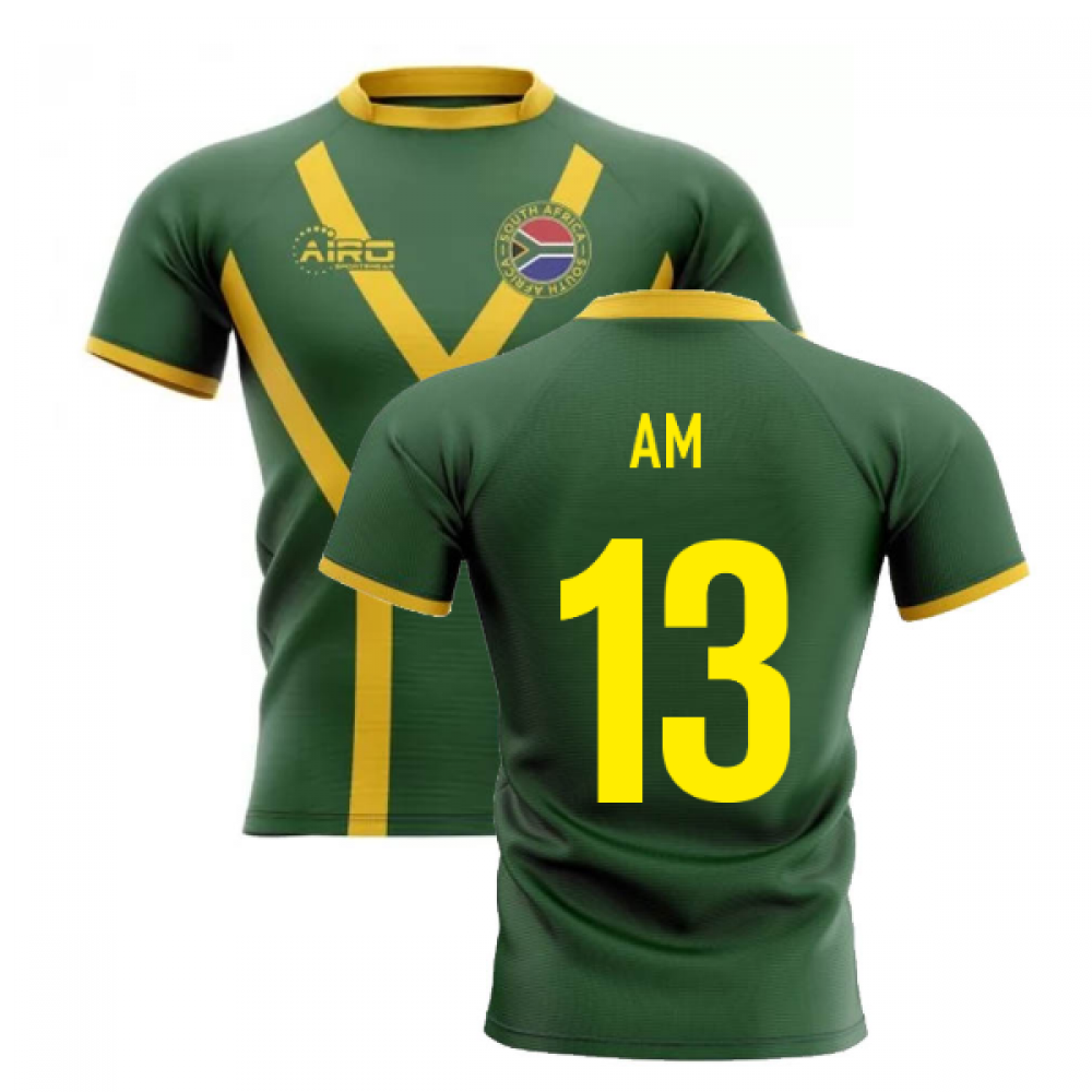 2024-2025 South Africa Springboks Flag Concept Rugby Shirt (Am 13)