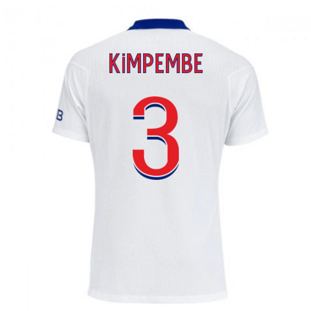 2020-2021 PSG Authentic Vapor Match Away Nike Shirt (KIMPEMBE 3)