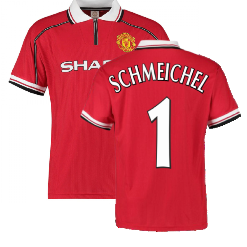 1999 Manchester United Home Football Shirt (SCHMEICHEL 1)