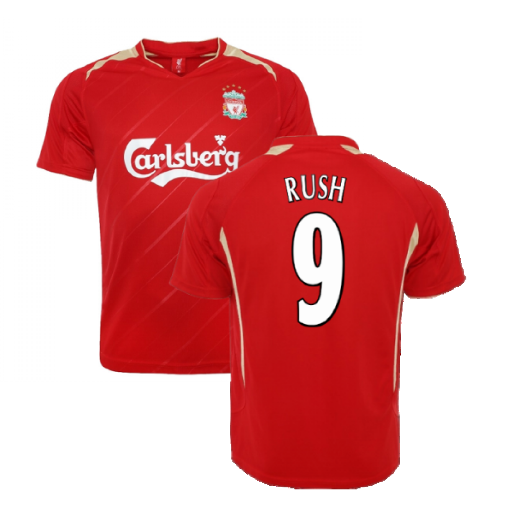 2005-2006 Liverpool Home CL Retro Shirt (RUSH 9)