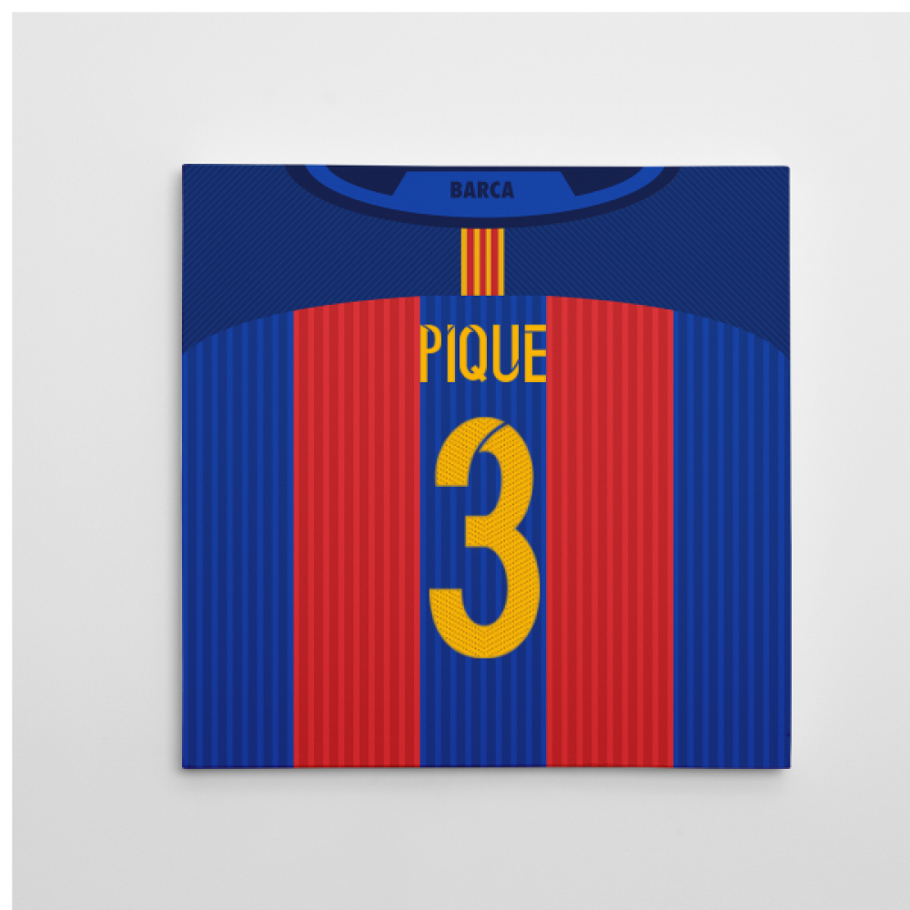 Barcelona 16-17 Canvas Print (Pique 3)