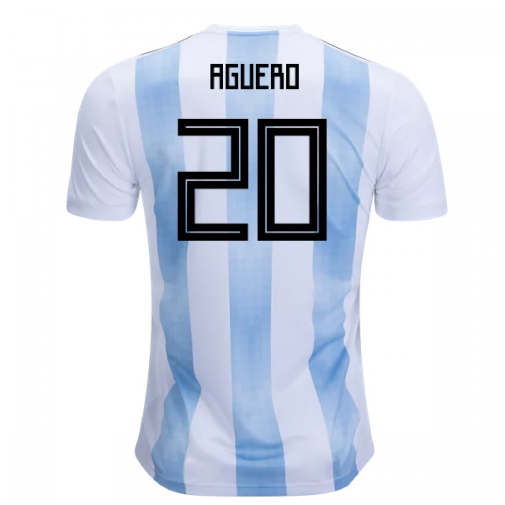 2018-19 Argentina Home Shirt (Aguero 20) [BQ9324-104277 ...