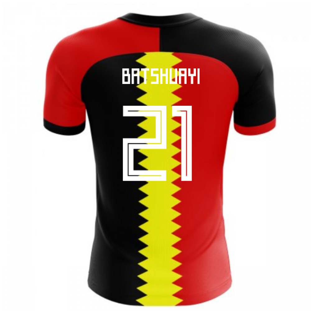 2024-2025 Belgium Flag Concept Football Shirt (Batshuayi 21) - Kids