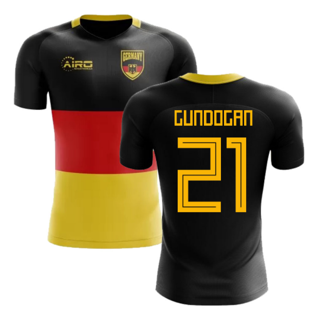 2025-2026 Germany Flag Concept Football Shirt (Gundogan 21) - Kids