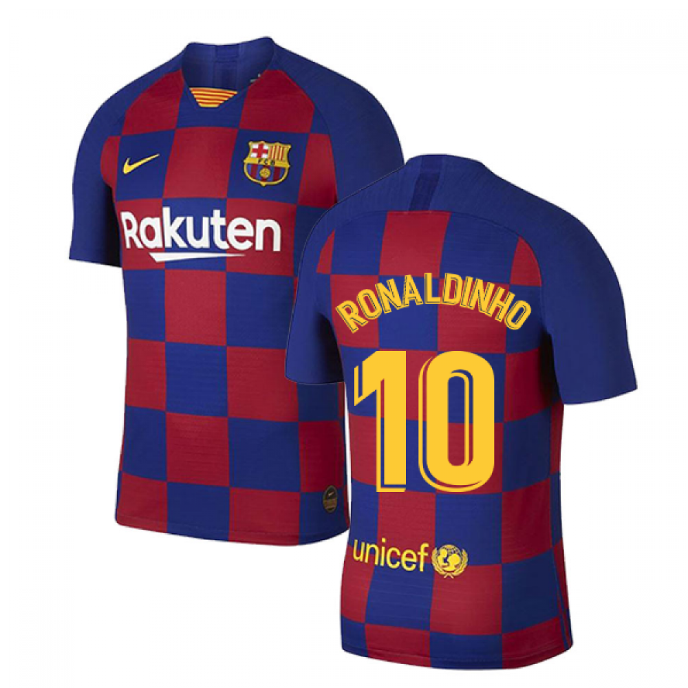 authentic ronaldinho barcelona jersey