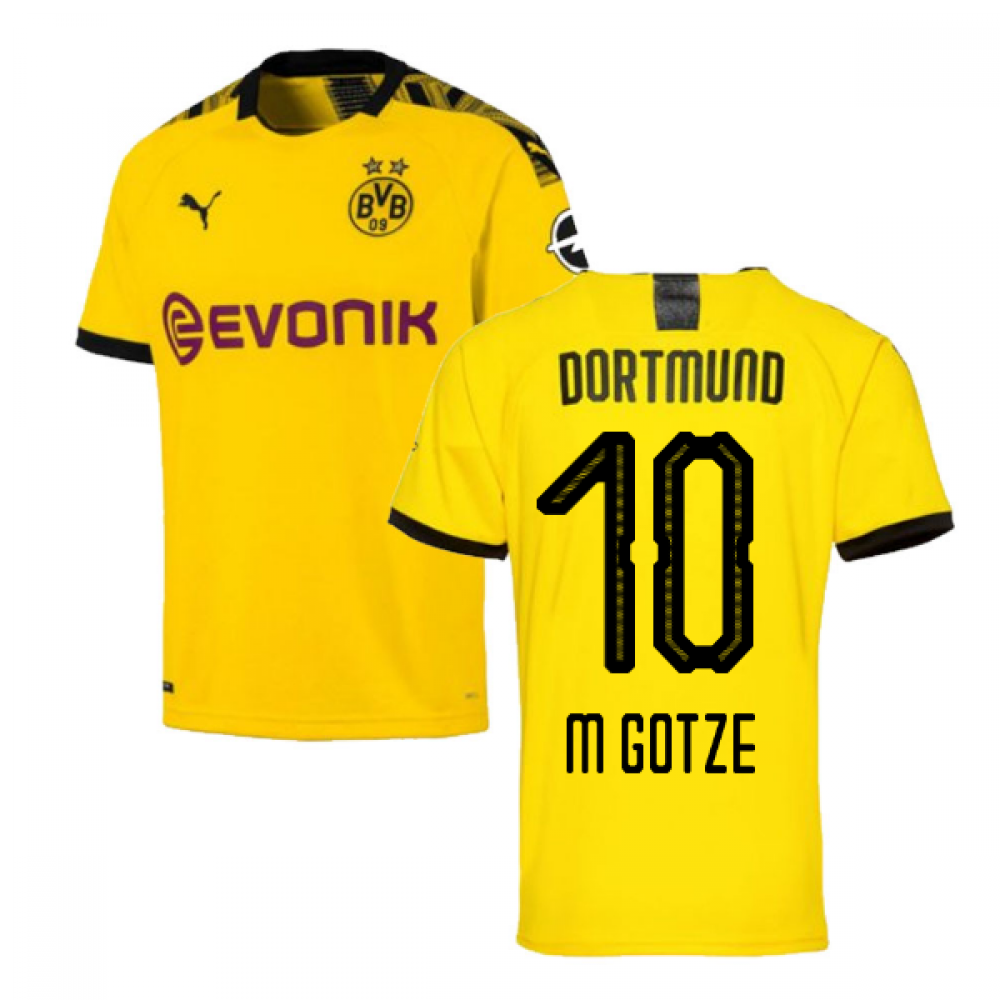 2019-2020 Borussia Dortmund Home Puma Shirt (Kids) (M.GOTZE 10)