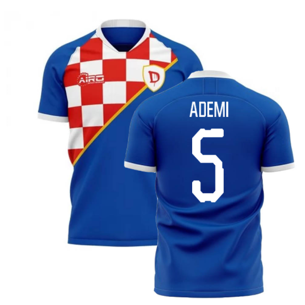 2024-2025 Dinamo Zagreb Home Concept Football Shirt (Ademi 5)