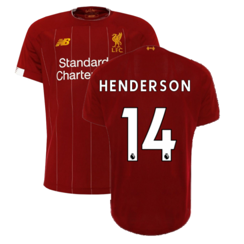 2019-2020 Liverpool Home European Shirt (Henderson 14)