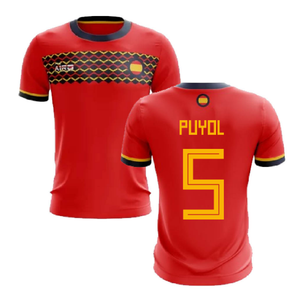 2024-2025 Spain Home Concept Football Shirt (Puyol 5)