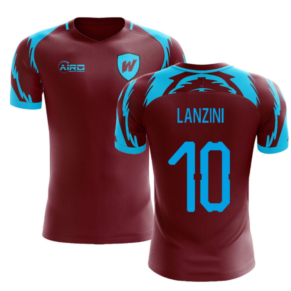 2025-2026 West Ham Home Concept Football Shirt (LANZINI 10)
