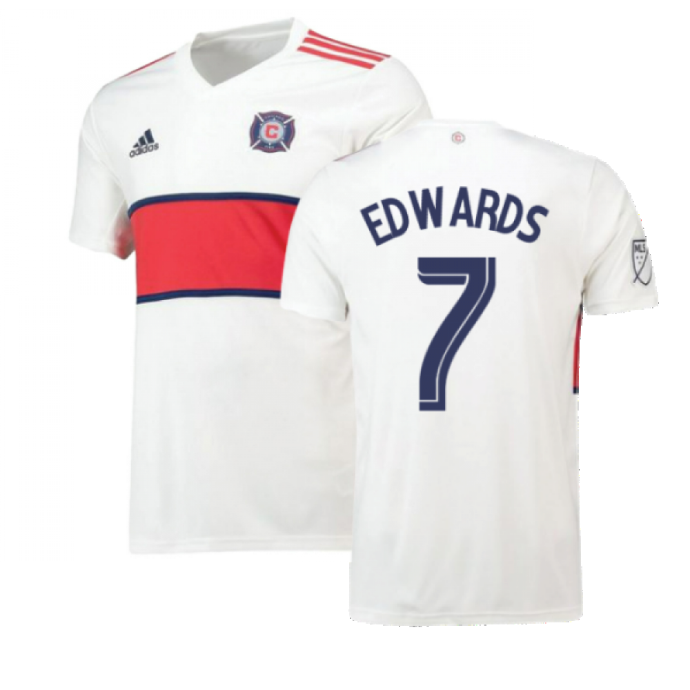 2019 Chicago Fire Adidas Away Football Shirt (EDWARDS 7)