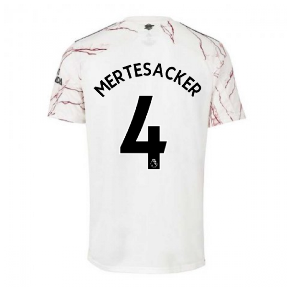 2020-2021 Arsenal Adidas Away Football Shirt (MERTESACKER 4)