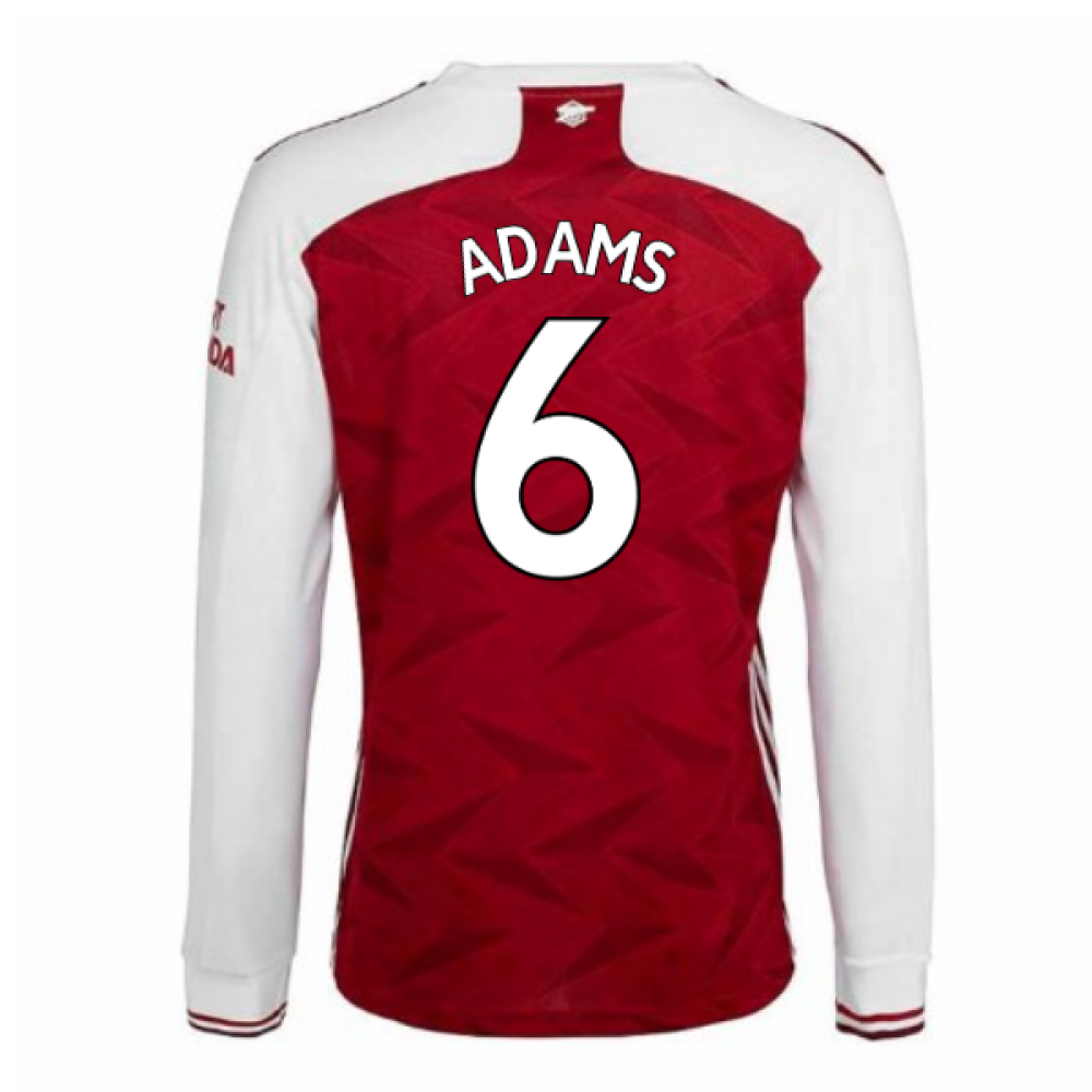 2020-2021 Arsenal Adidas Home Long Sleeve Shirt (ADAMS 6)